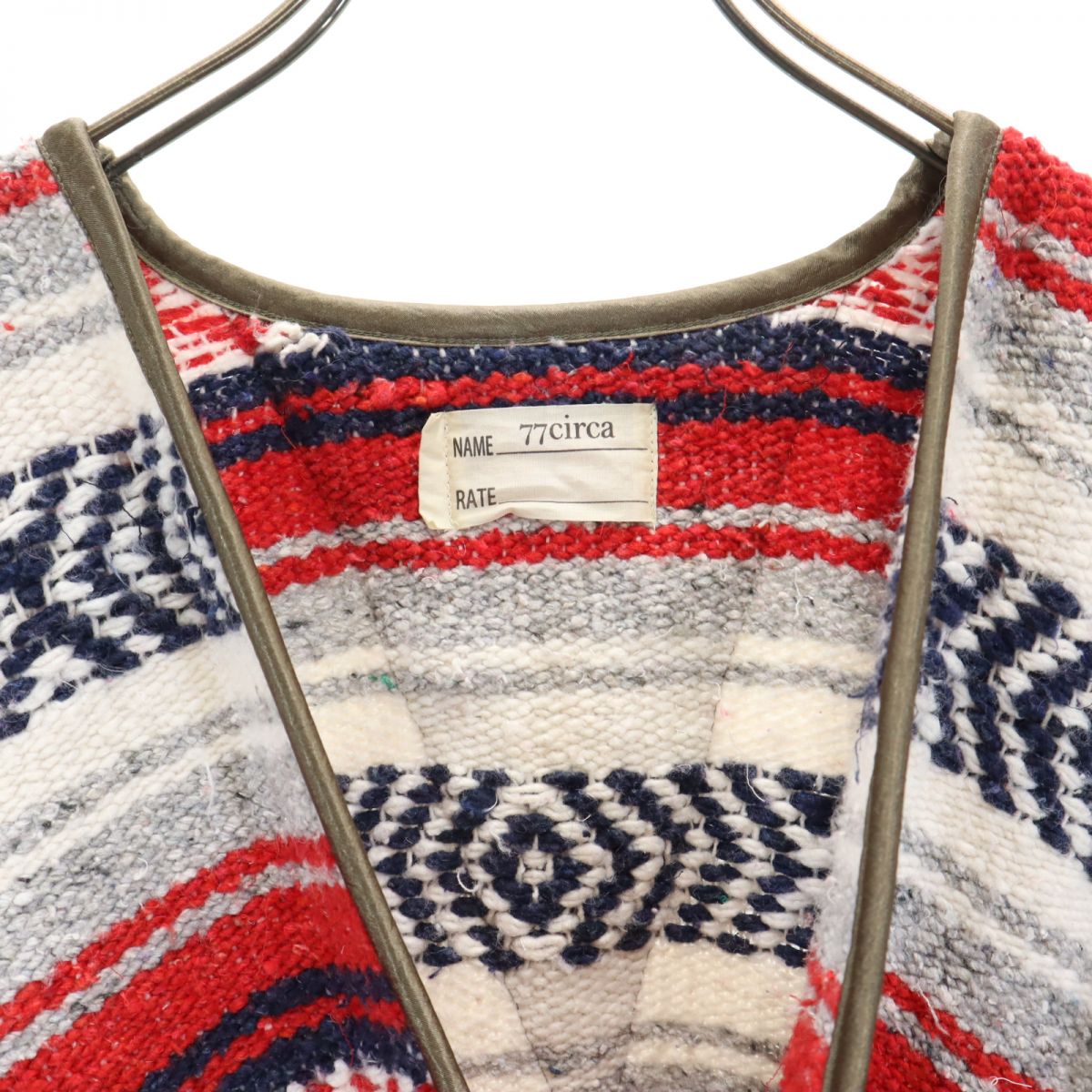 77circa ナナナナサーカ 日本製 7分袖 ニットジャケット レディース