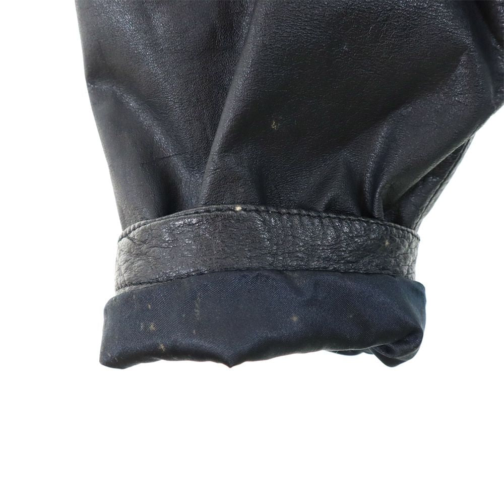 Lujitane 牛革 レザージャケット L ブラック コート メンズ