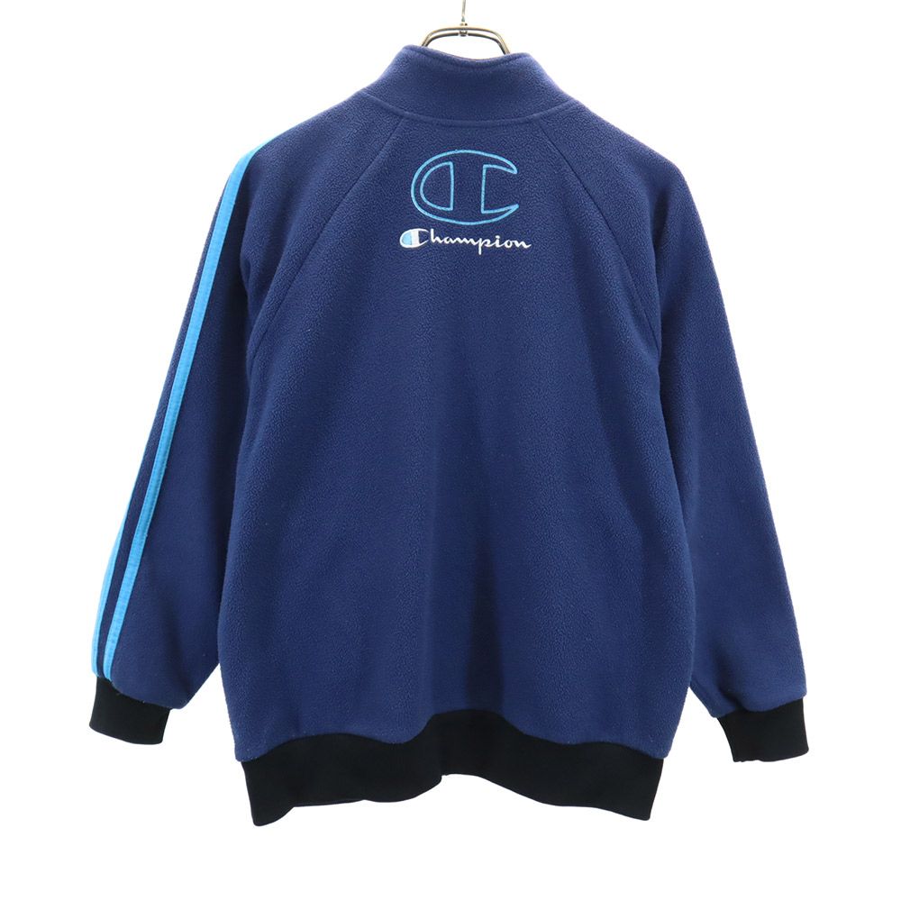 チャンピオン 両面プリント ボアジャケット 160cm ネイビー Champion キッズ