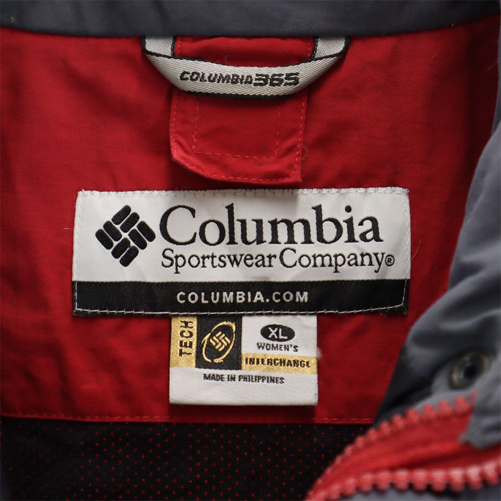 Columbia コロンビア アウトドアジャケット XL 赤 レディース