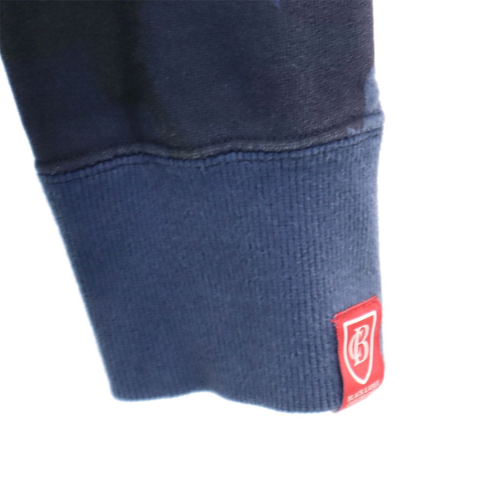 BLACK LABEL CRESTBRIDGE ブラックレーベルクレストブリッジ 三陽商会 カモフラ柄 長袖 ジップパーカー 2 ネイビー系 迷彩 スウェット メンズ