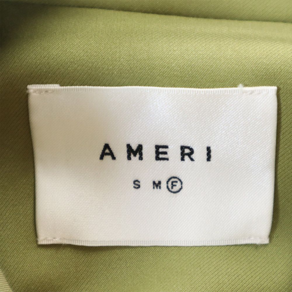 未使用 AMERI UNDRESSED アメリ 長袖ブラウス付き テーラードジャケット F カーキ タグ付き レディース