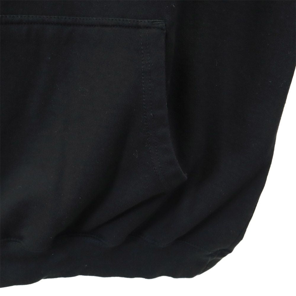 アンチソーシャルクラブ USA製 バックプリント 長袖 スウェットパーカー XL ブラック ANTI SOCIAL CLUB プルオーバー 裏起毛 メンズ