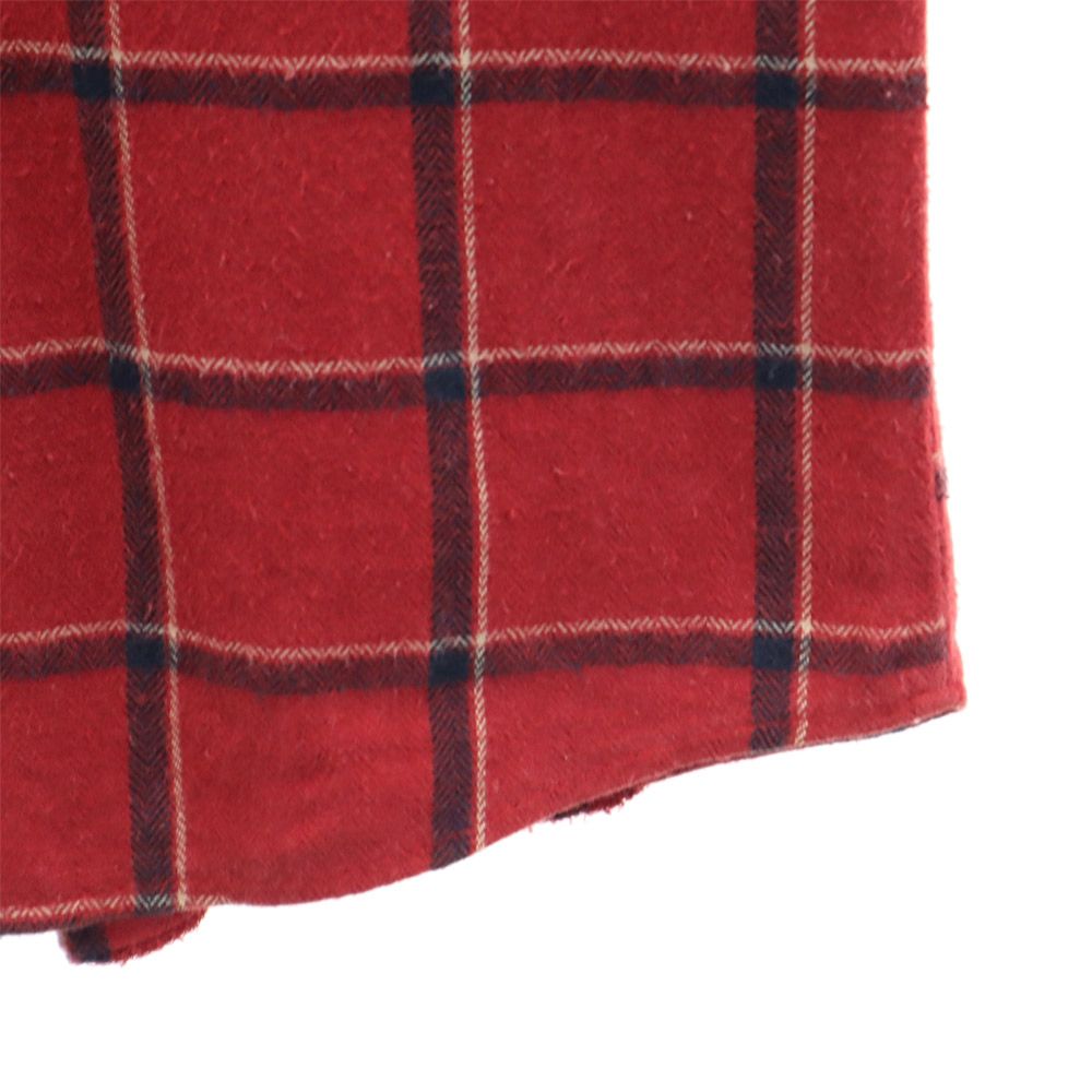 CHAPS RALPH LAUREN チャップスラルフローレン チェック柄 長袖 ボタンダウンシャツ M 赤系 メンズ