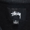 ステューシー 半袖 トレーナー S 黒 STUSSY パイル地 メンズ