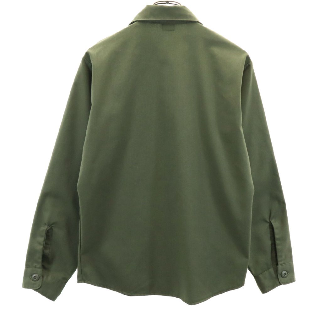 US ARMY アメリカ軍 ユーティリティシャツ 長袖 ミリタリーシャツ 15 1/2×33 グリーン メンズ