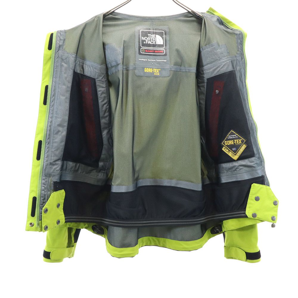 THE NORTH FACE ザノースフェイス NPW15601 ゴアテックス アウトドア ナイロン マウンテンパーカー M グリーン系 サミットシリーズ ゴアテックス フード レディース