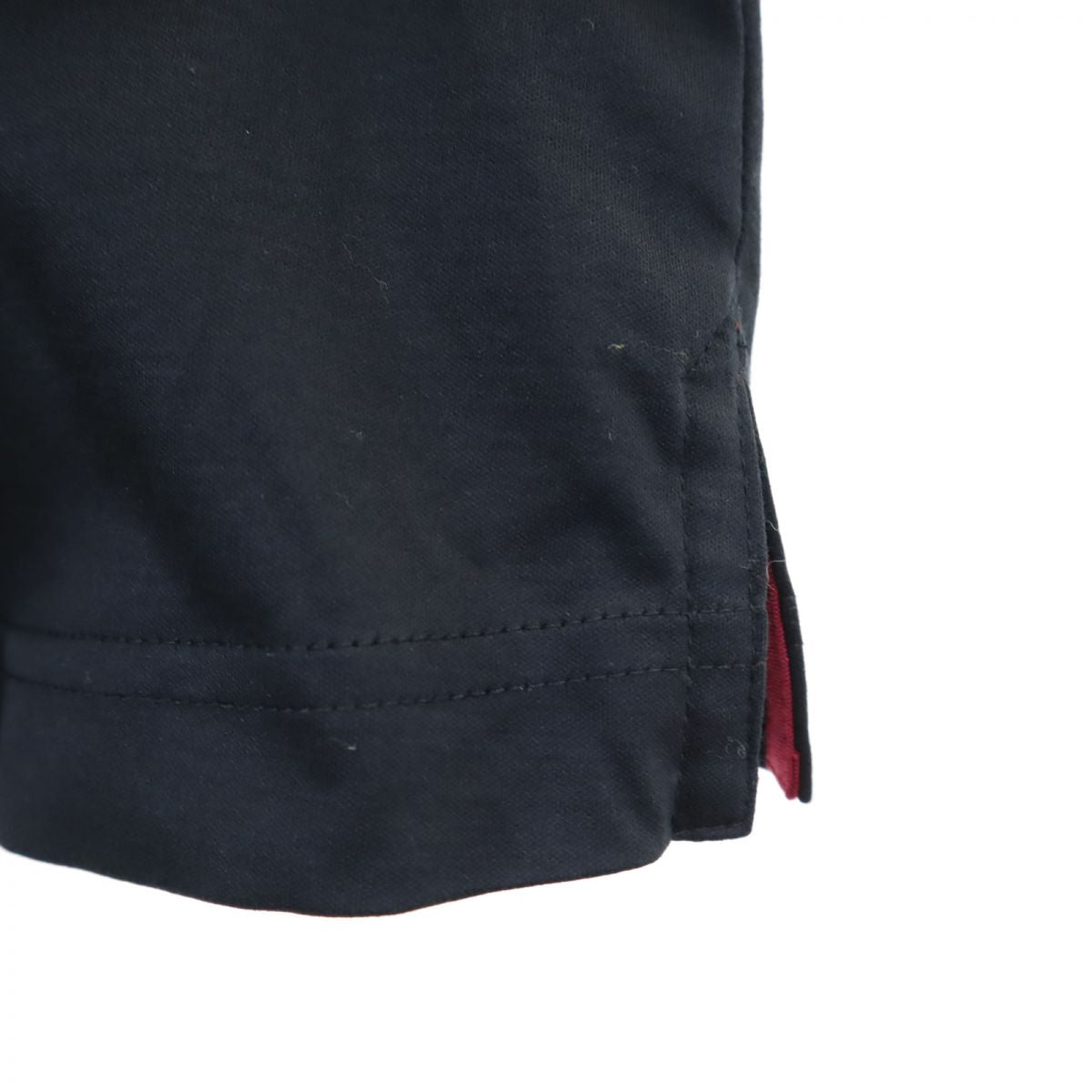 未使用 BURBERRY バーバリー 三陽商会 日本製 ゴルフ 長袖 ハーフボタン シャツ L ブラック系 レディース