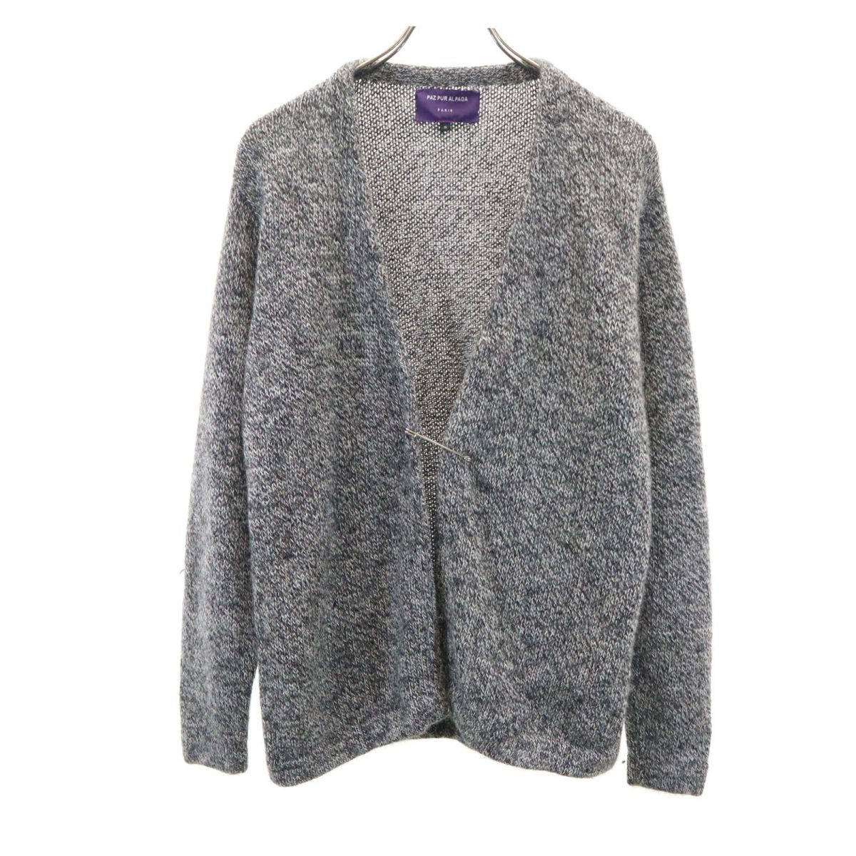 PAZPURALPAGA 長袖 カーディガン S グレー系 ニット メンズ