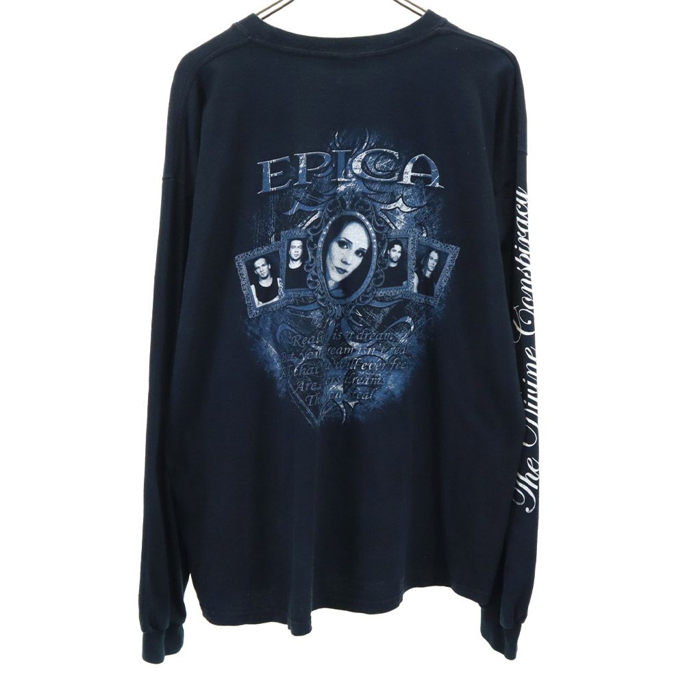 GILDAN ギルダン 長袖 Tシャツ XL ブラック ロンT メンズ