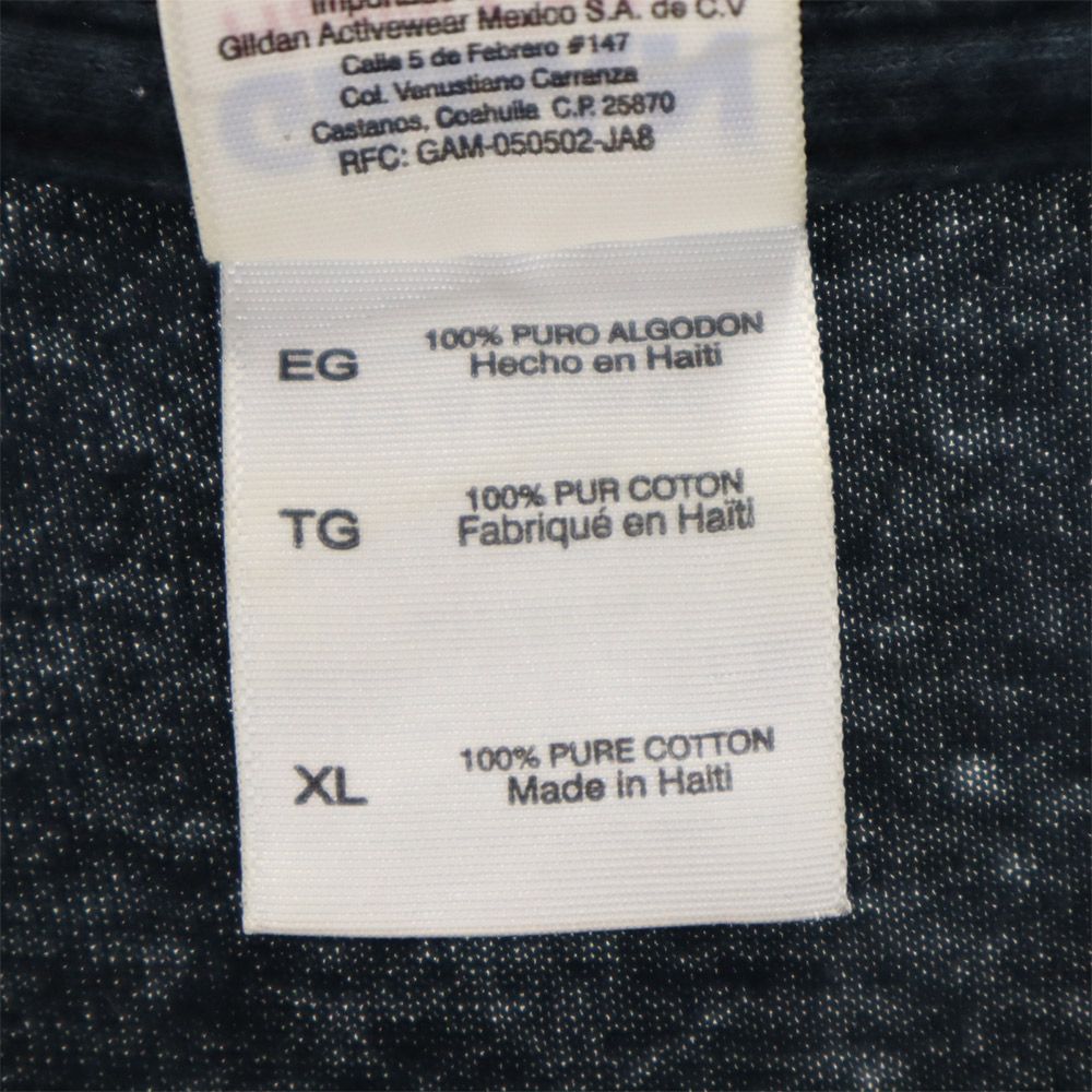 GILDAN ギルダン 長袖 Tシャツ XL ブラック ロンT メンズ