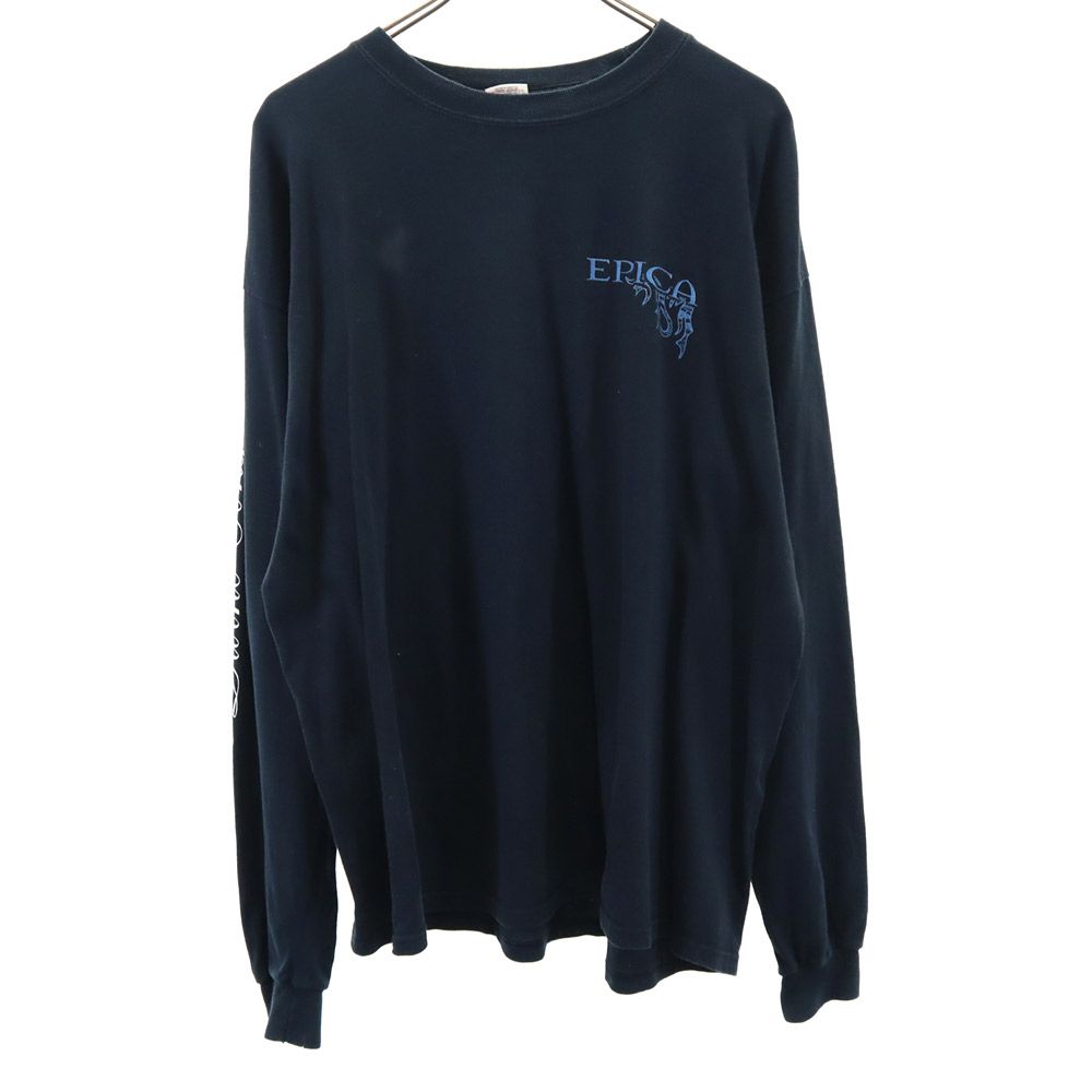 GILDAN ギルダン 長袖 Tシャツ XL ブラック ロンT メンズ