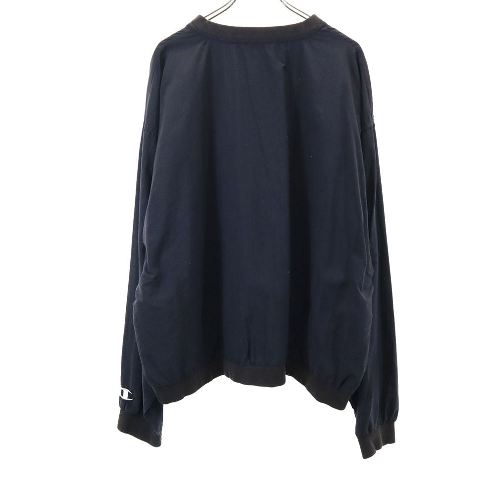 Champion チャンピオン 長袖 ビッグサイズ Tシャツ XXL ブラック系 ロンT メンズ