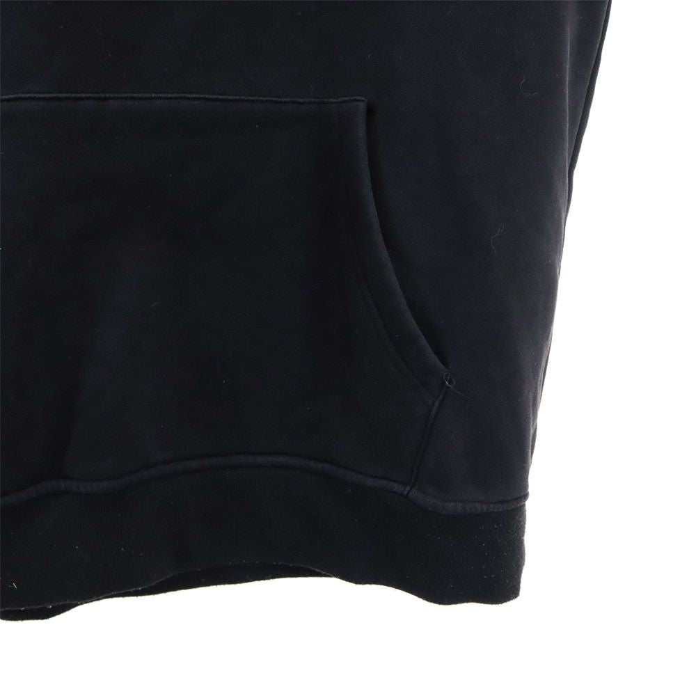 BLACK PYRAMID ブラックピラミッド 長袖 スウェットパーカー L ブラック プルオーバー ロゴ メンズ