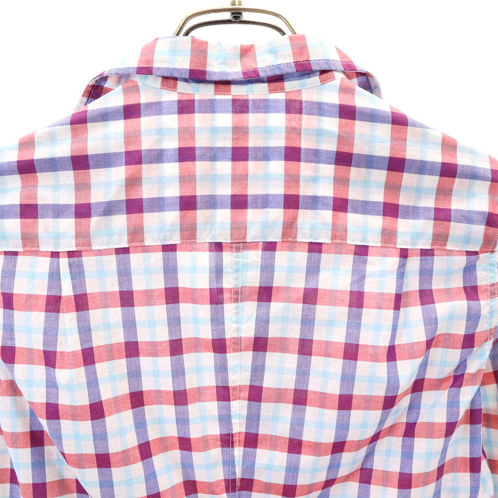 Frank&Eileen フランクアンドアイリーン チェック柄 長袖 スキッパータイプ シャツ XS レディース