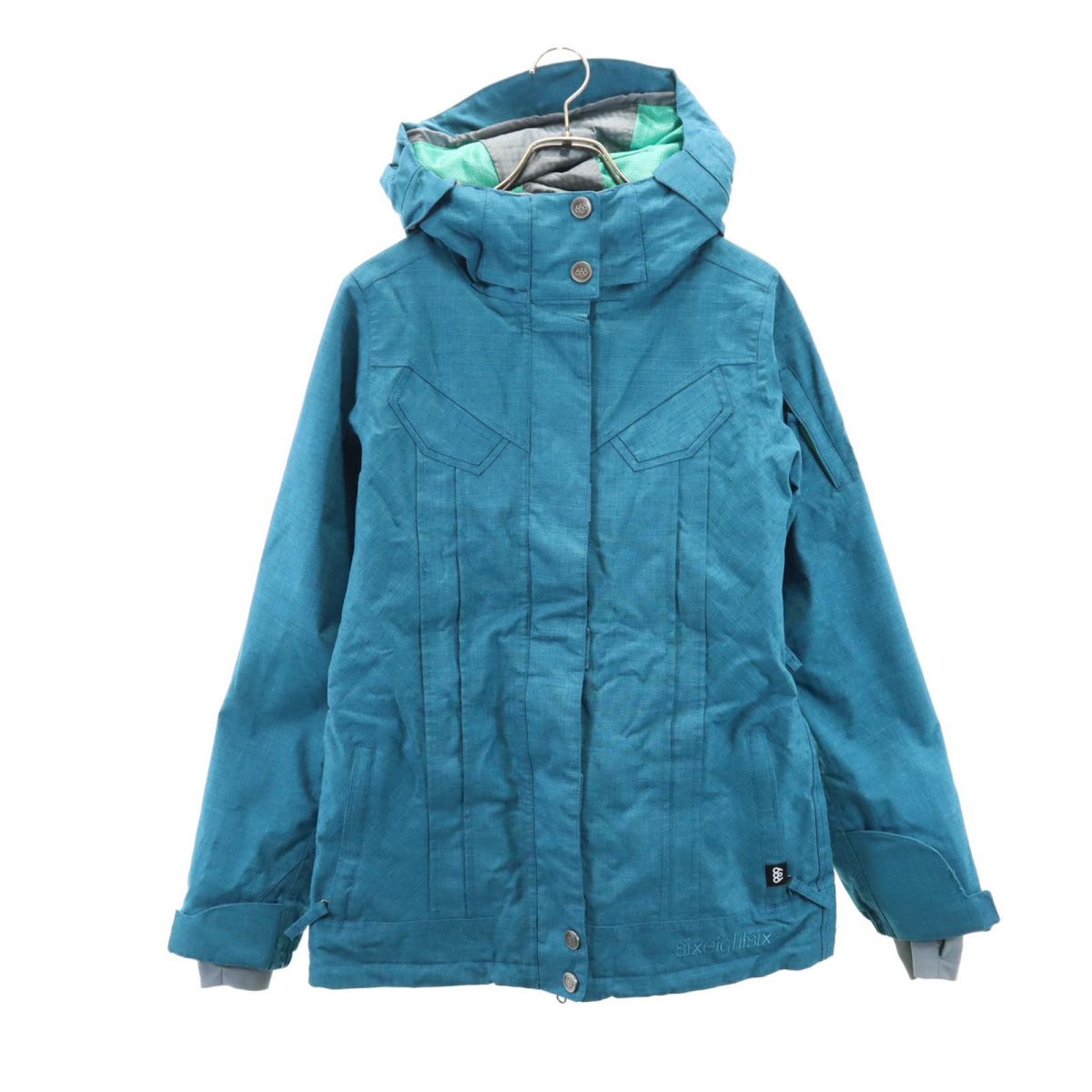686 シックスエイトシックス スノーボード ジャケット M ブルー系 SMARTY レディース