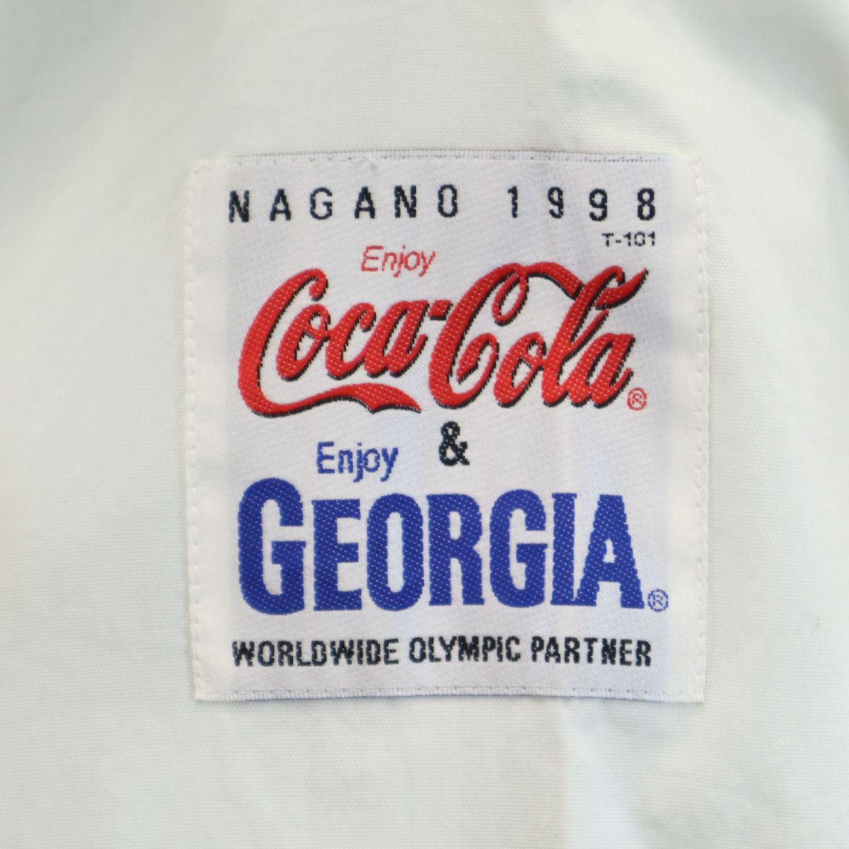 Mizuno ミズノ 90s 長野オリンピック 長袖 ナイロンジャケット F グレー×ホワイト プルオーバー メンズ