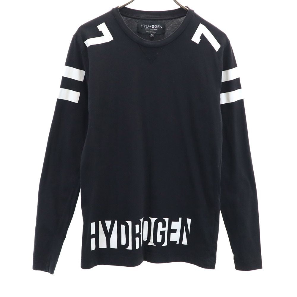 HYDROGEN ハイドロゲン 長袖 Tシャツ S ブラック ロンT メンズ