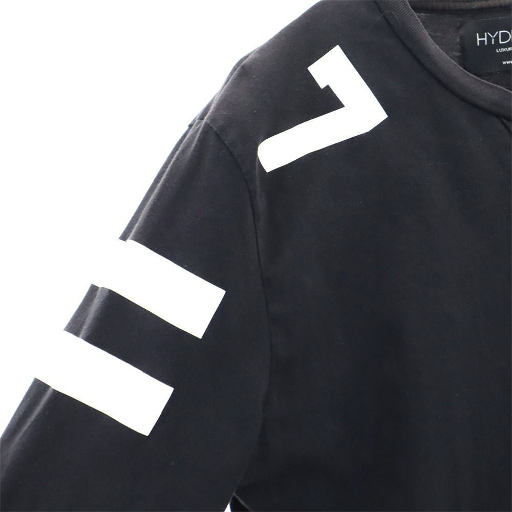 HYDROGEN ハイドロゲン 長袖 Tシャツ S ブラック ロンT メンズ