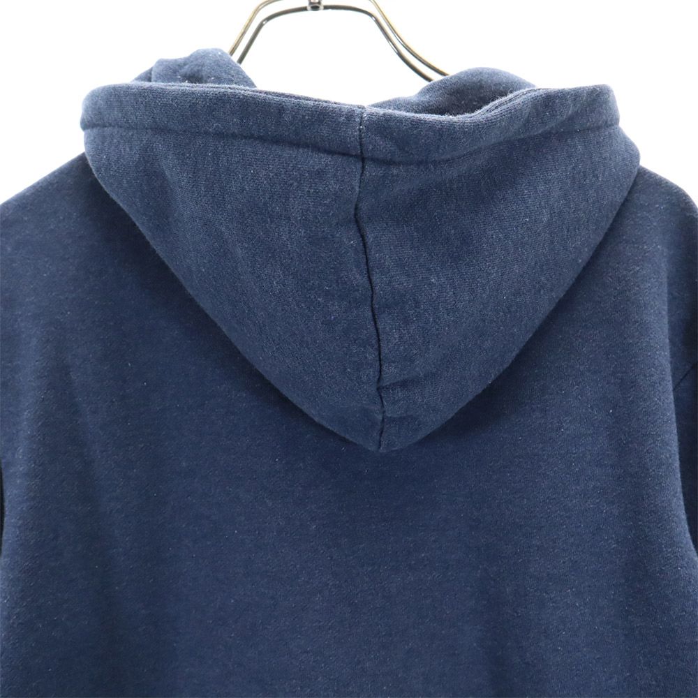 Kitsune' Tee キツネティー 長袖 ジップパーカー S ネイビー スウェット メンズ