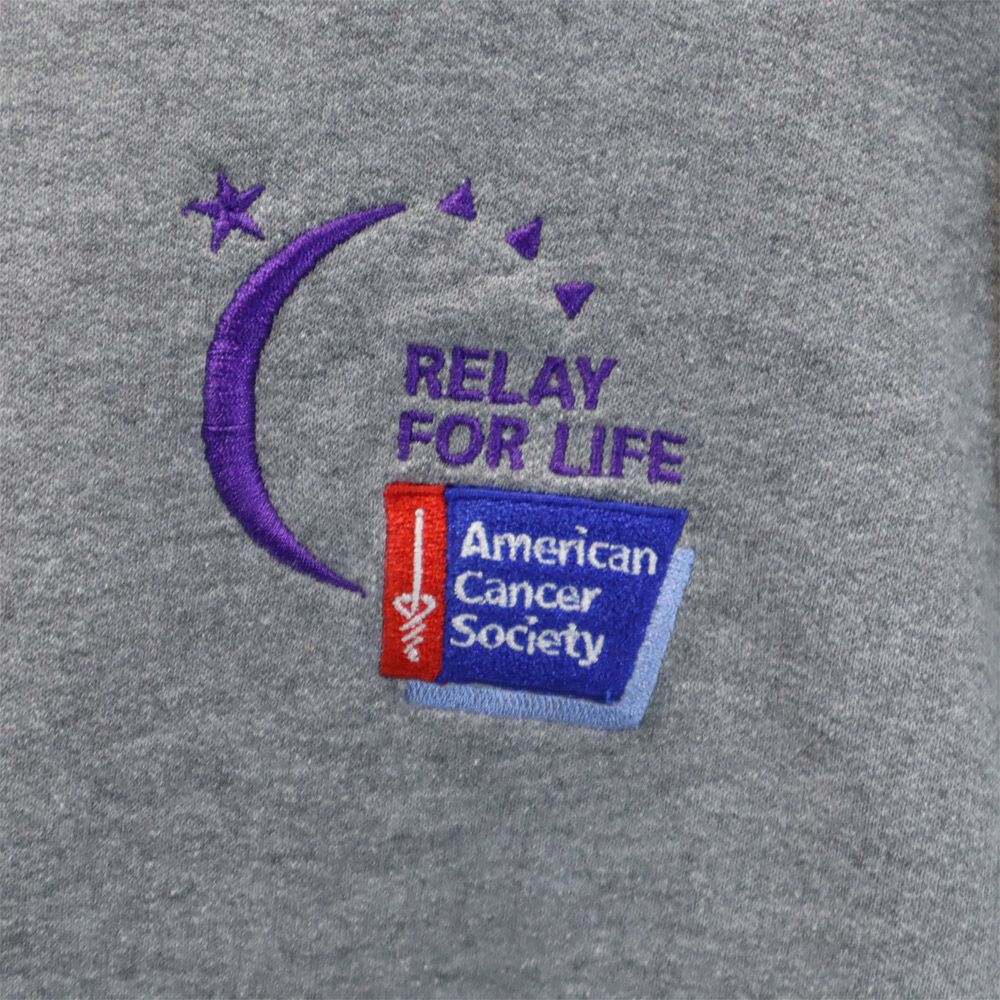 JERZEES ジャージーズ 長袖 トレーナー L グレー スウェット 裏起毛 刺繍 メンズ