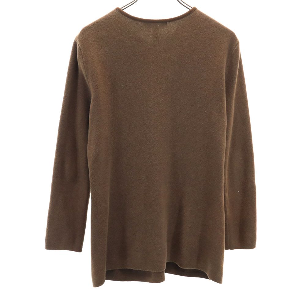 LAUREN RALPH LAUREN ローレンラルフローレン 長袖 コットン ニット ジップジャケット M ブラウン メンズ