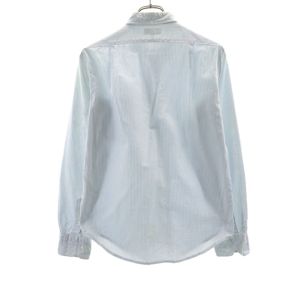 A BATHING APE アベイシングエイプ ストライプ 長袖 ボタンダウンシャツ S ブルー系 メンズ