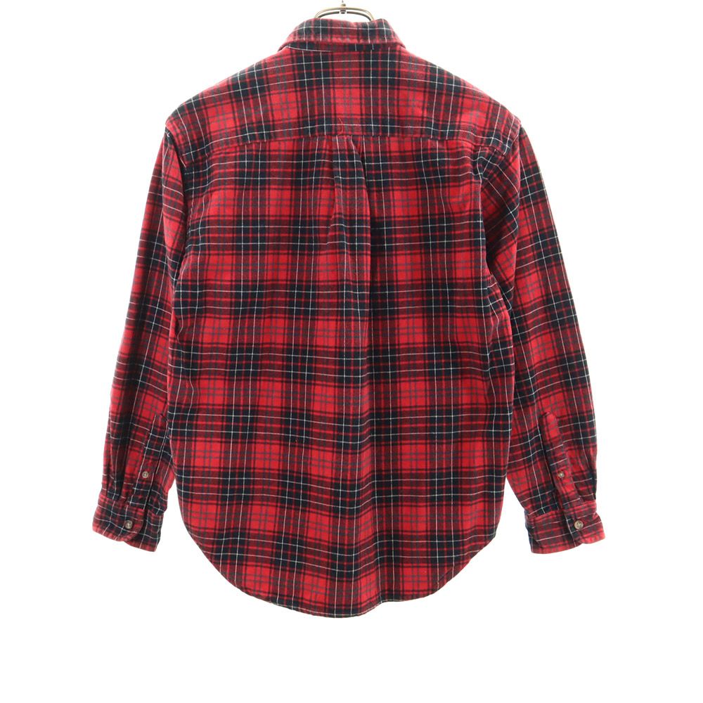 RALPH LAUREN ラルフローレン 長袖 チェックシャツ M レッド系 メンズ