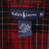 ラルフローレン 長袖 チェックシャツ M レッド系 RALPH LAUREN メンズ