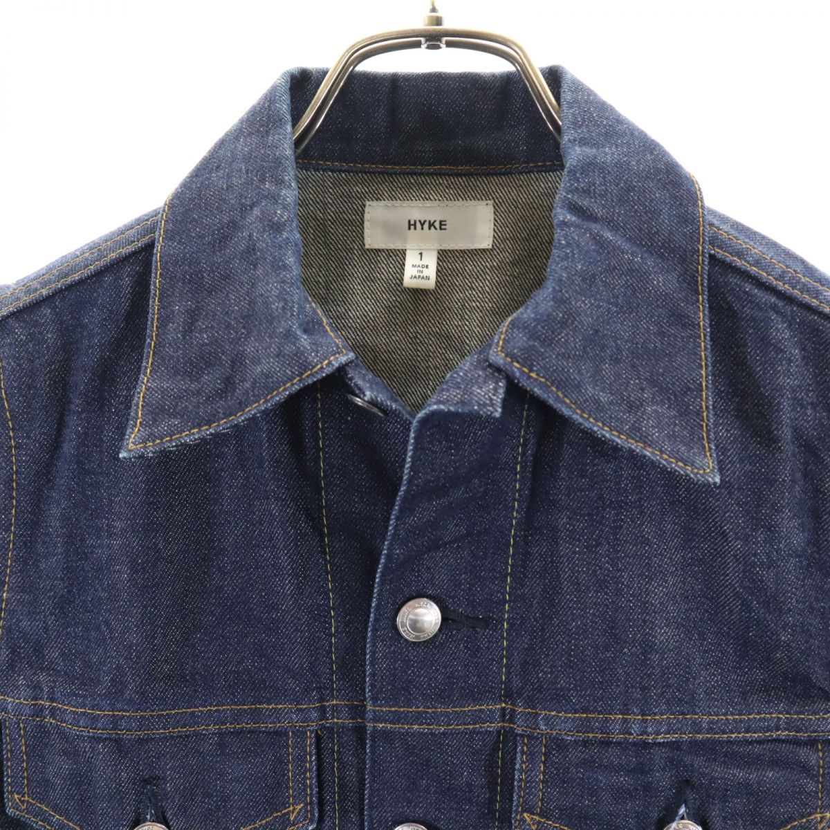 HYKE ハイク 日本製 デニムジャケット 1 ジージャン レディース