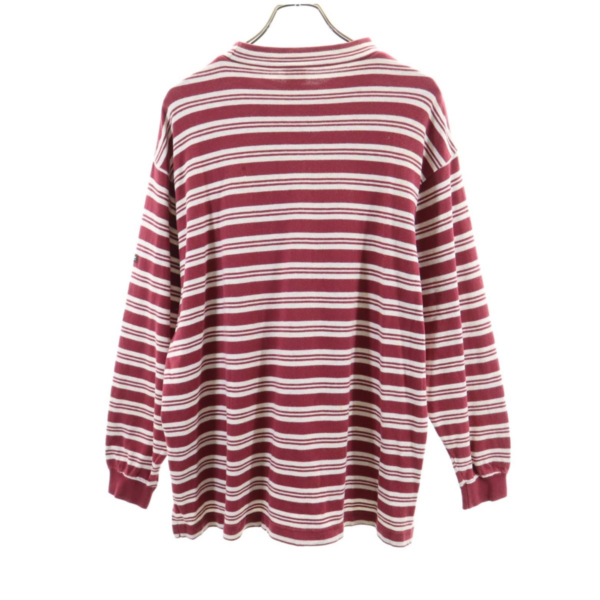 ヘリーハンセン 長袖 シャツ M レッド HELLY HANSEN ロンT メンズ