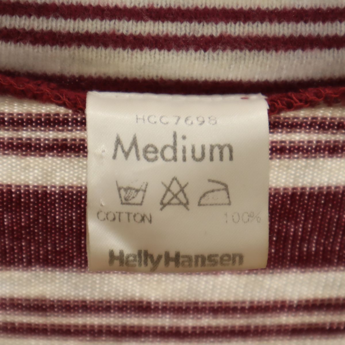 ヘリーハンセン 長袖 シャツ M レッド HELLY HANSEN ロンT メンズ