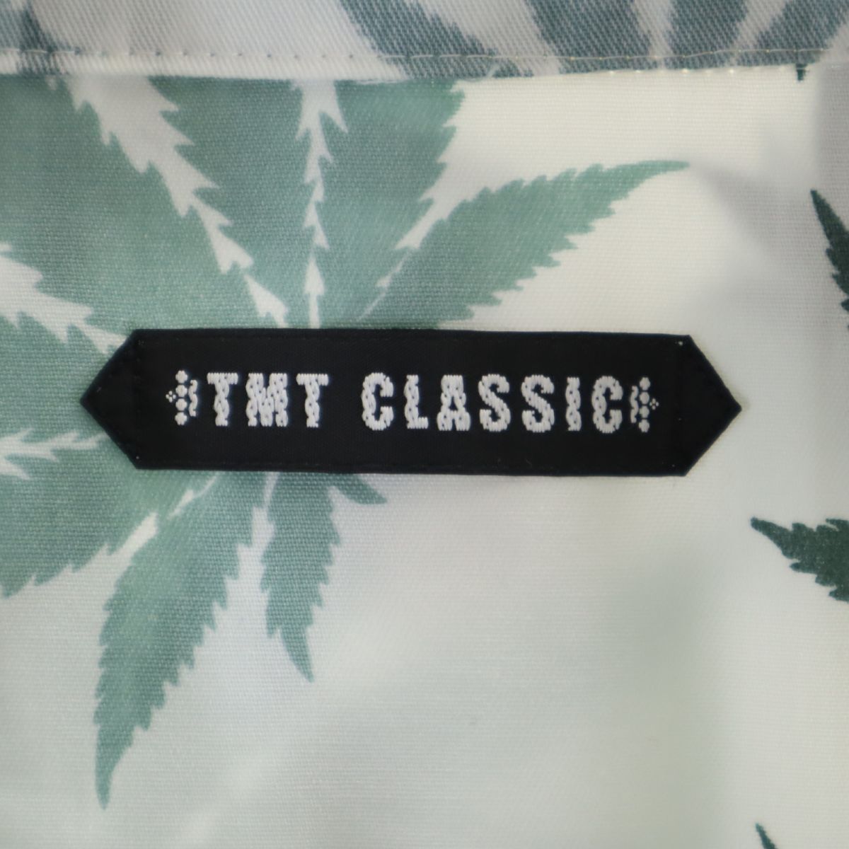 未使用 TMT ティーエムティー クラシック 日本製 リーフ柄 スイングトップ L グリーン CLASSIC タグ付き メンズ