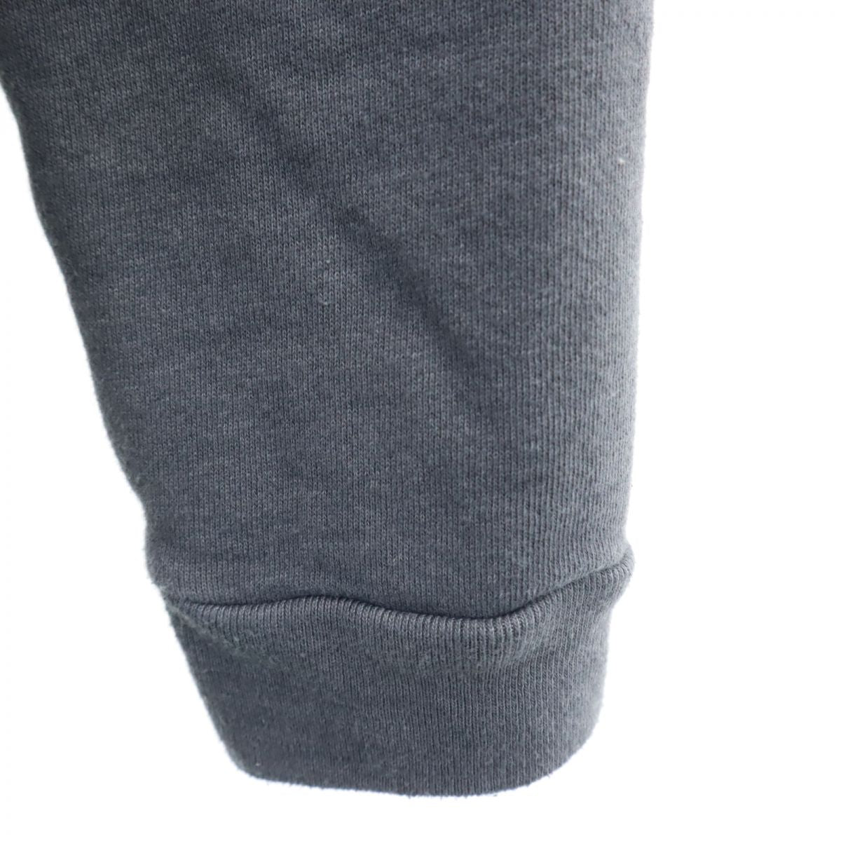 BIG BIGGER BIGGEST USA製 長袖 ジップパーカー 3 グレー系 裏起毛 メンズ