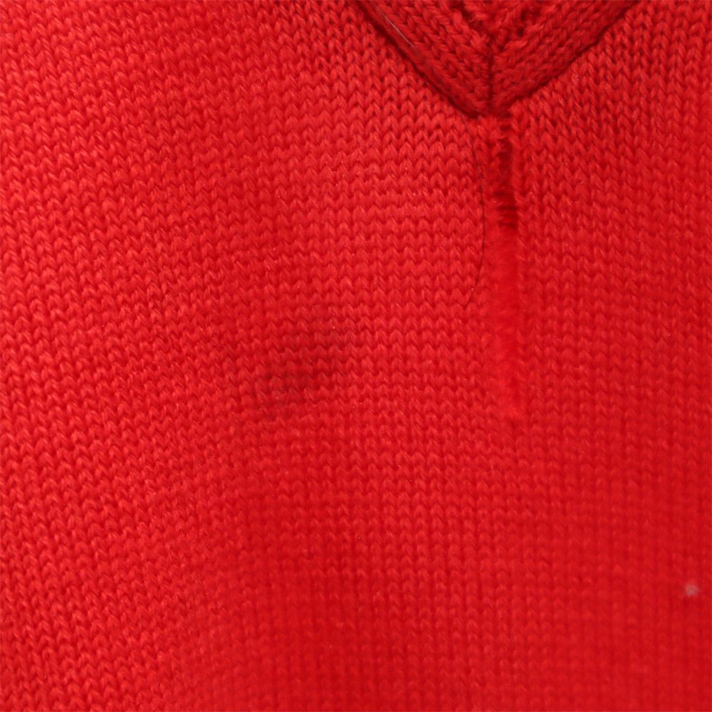Christian Dior SPORTS クリスチャンディオール スポーツ 90s 長袖 ウール Vネック セーター M レッド オールド ヴィンテージ レディース