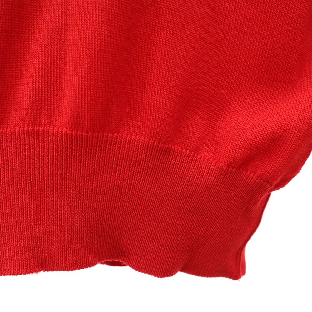 Christian Dior SPORTS クリスチャンディオール スポーツ 90s 長袖 ウール Vネック セーター M レッド オールド ヴィンテージ レディース
