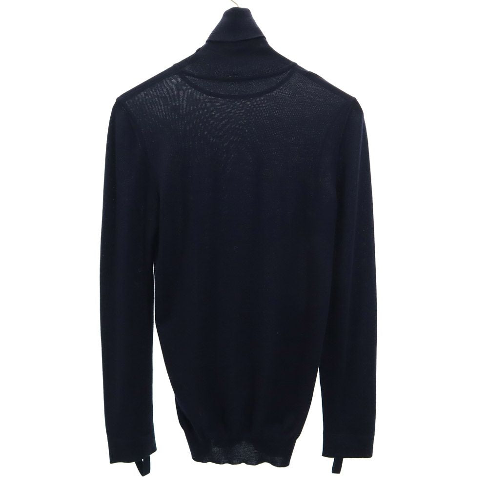 SalvatoreFerragamo サルバトーレフェラガモ 長袖 タートルネック ニット ネイビー レディース
