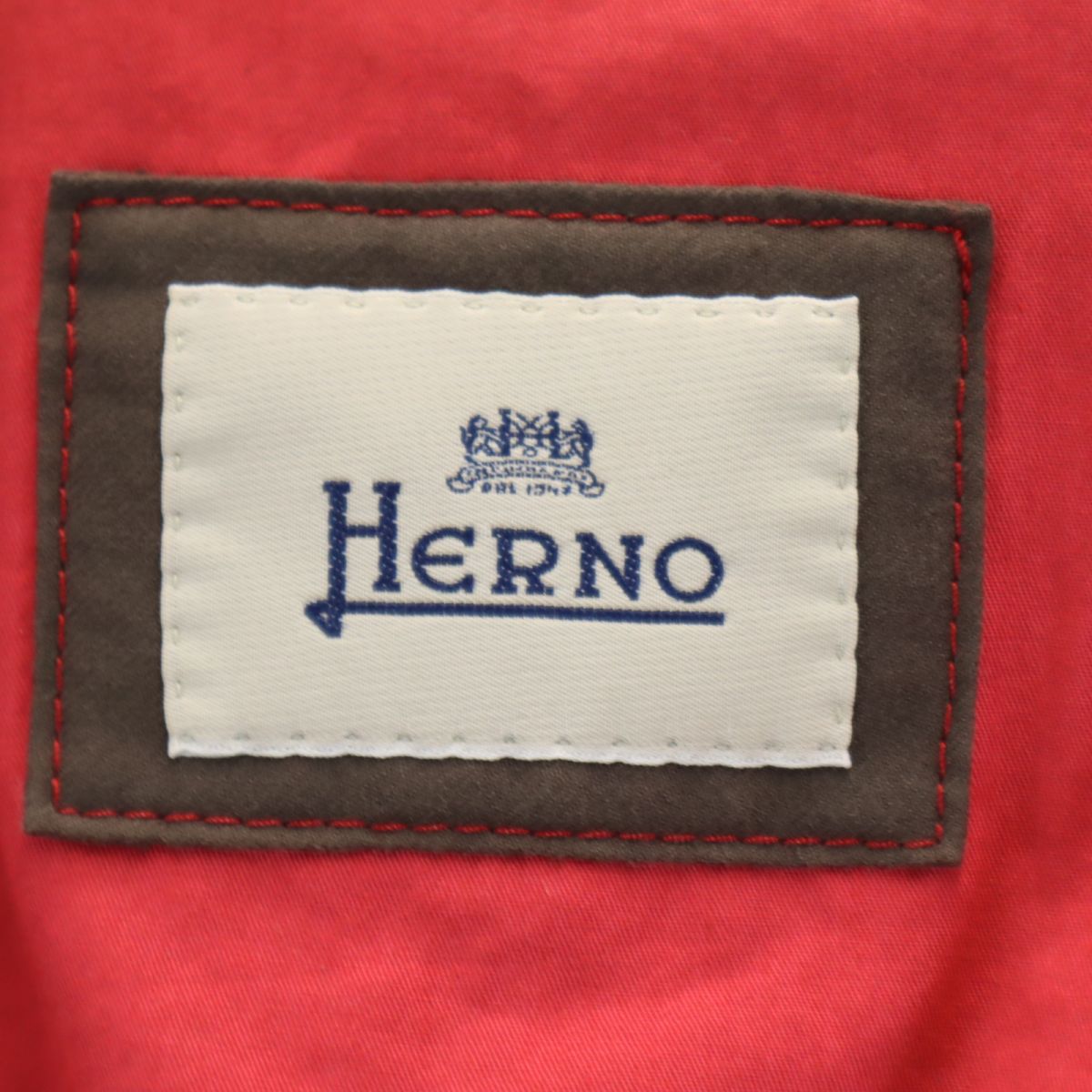 Herno ヘルノ イタリア製 ピーコート 50 ブラウン メンズ