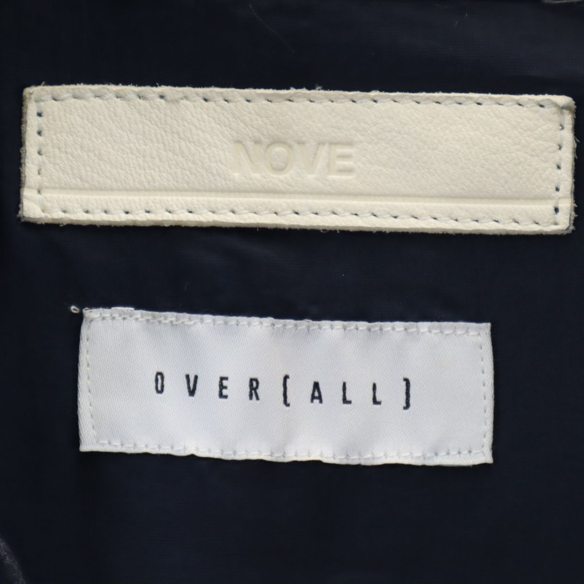 ノーヴェ 日本製 ジャケット S ネイビー系 NOVE バックプリント メンズ