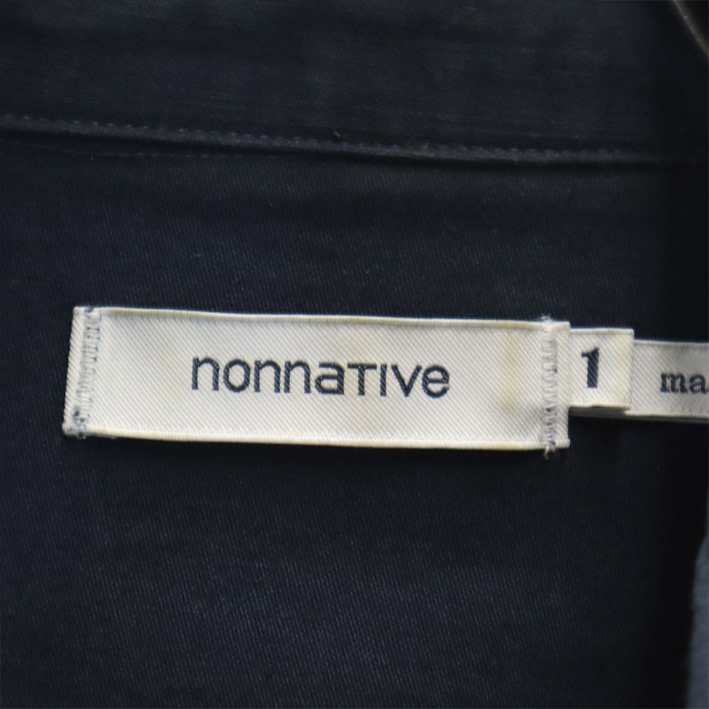nonnative ノンネイティブ 日本製 長袖 シャツ 1 ネイビー系 メンズ