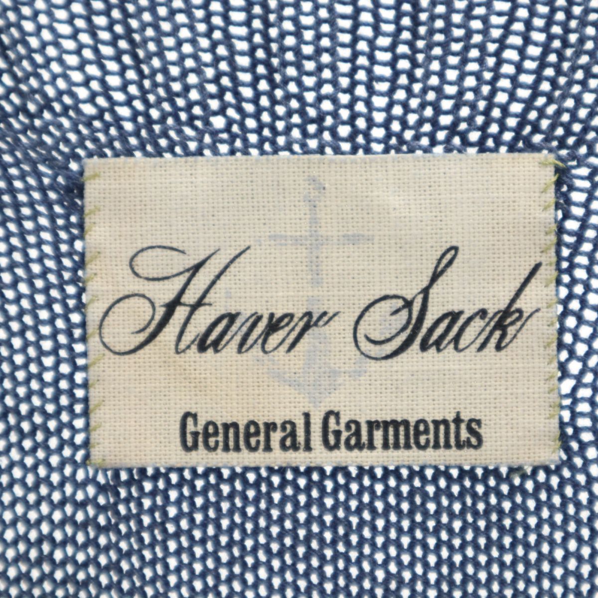 HAVERSACK ハバーサック 長袖 セーター ブルー系 ニット メンズ