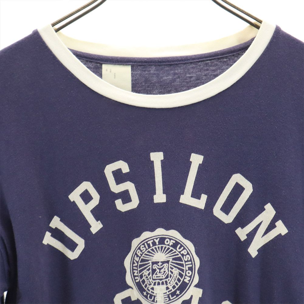N.HOOLYWOOD エヌハリウッド 日本製 長袖 Tシャツ 36 ネイビー ロンT メンズ