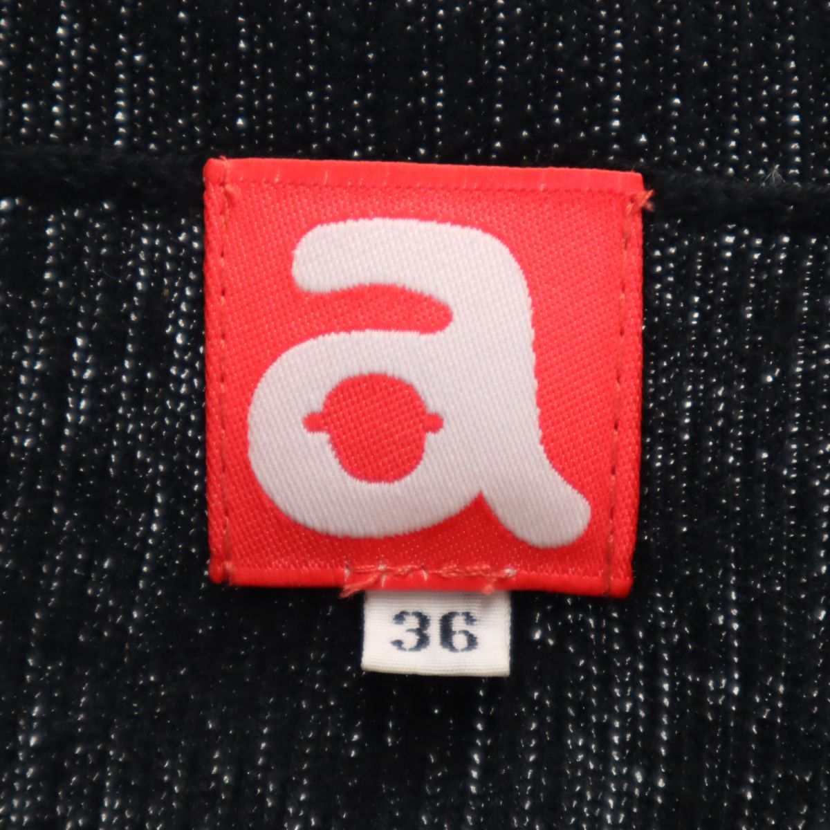 ARCHIVIO アルチビオ ゴルフ 長袖 ニット カーディガン 36 ブラック系 レディース