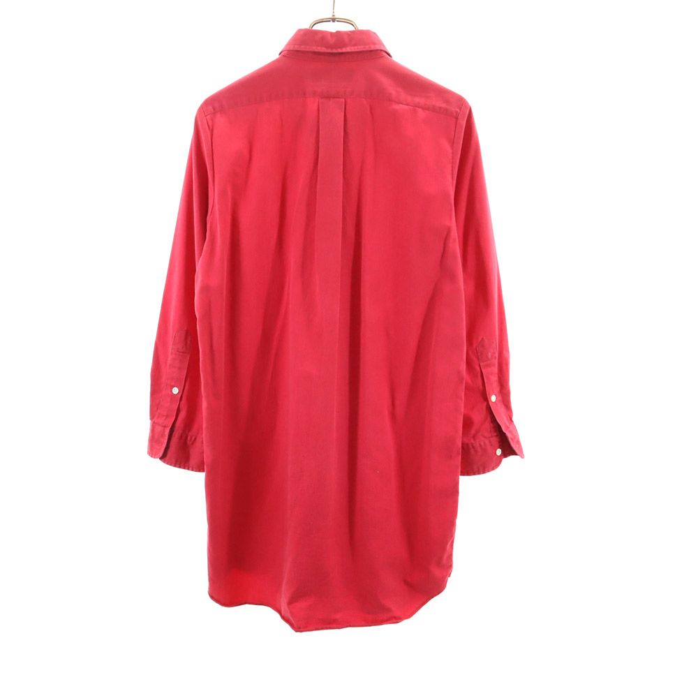 RALPH LAUREN ラルフローレン 長袖 ボタンダウンシャツ XXL レッド系 メンズ