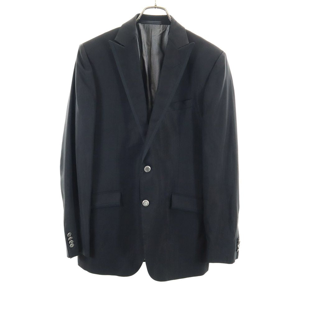 CC COLLECTION CORNELIANI シシーコレクション コルネリアーニ イタリア製 ウールブレンド テーラードジャケット ブラック メンズ