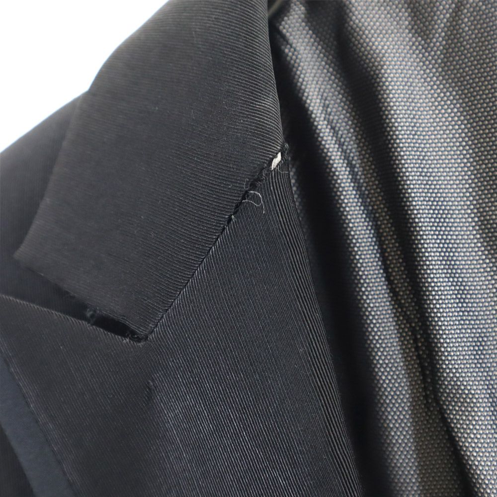 CC COLLECTION CORNELIANI シシーコレクション コルネリアーニ イタリア製 ウールブレンド テーラードジャケット ブラック メンズ