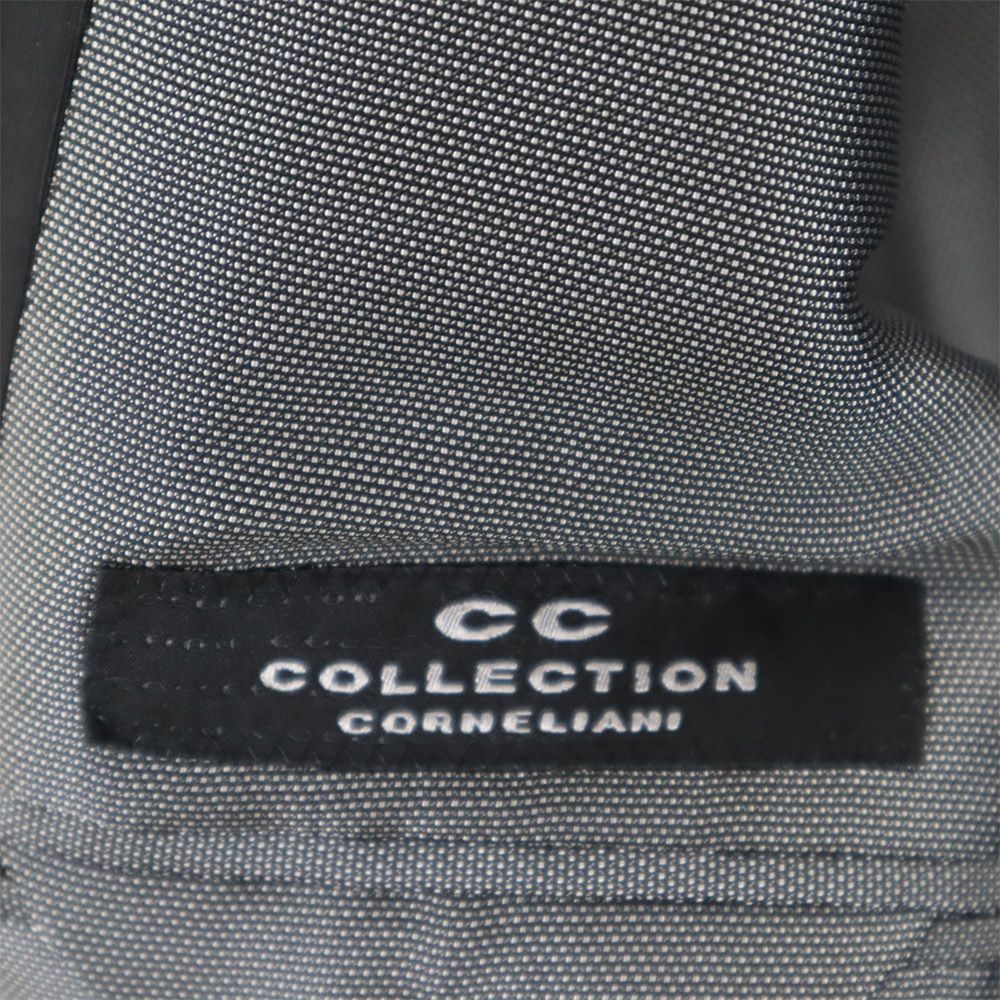 CC COLLECTION CORNELIANI シシーコレクション コルネリアーニ イタリア製 ウールブレンド テーラードジャケット ブラック メンズ