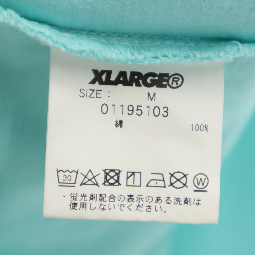 XLARGE エクストララージ 長袖 Tシャツ M ブルー系 ロンT メンズ