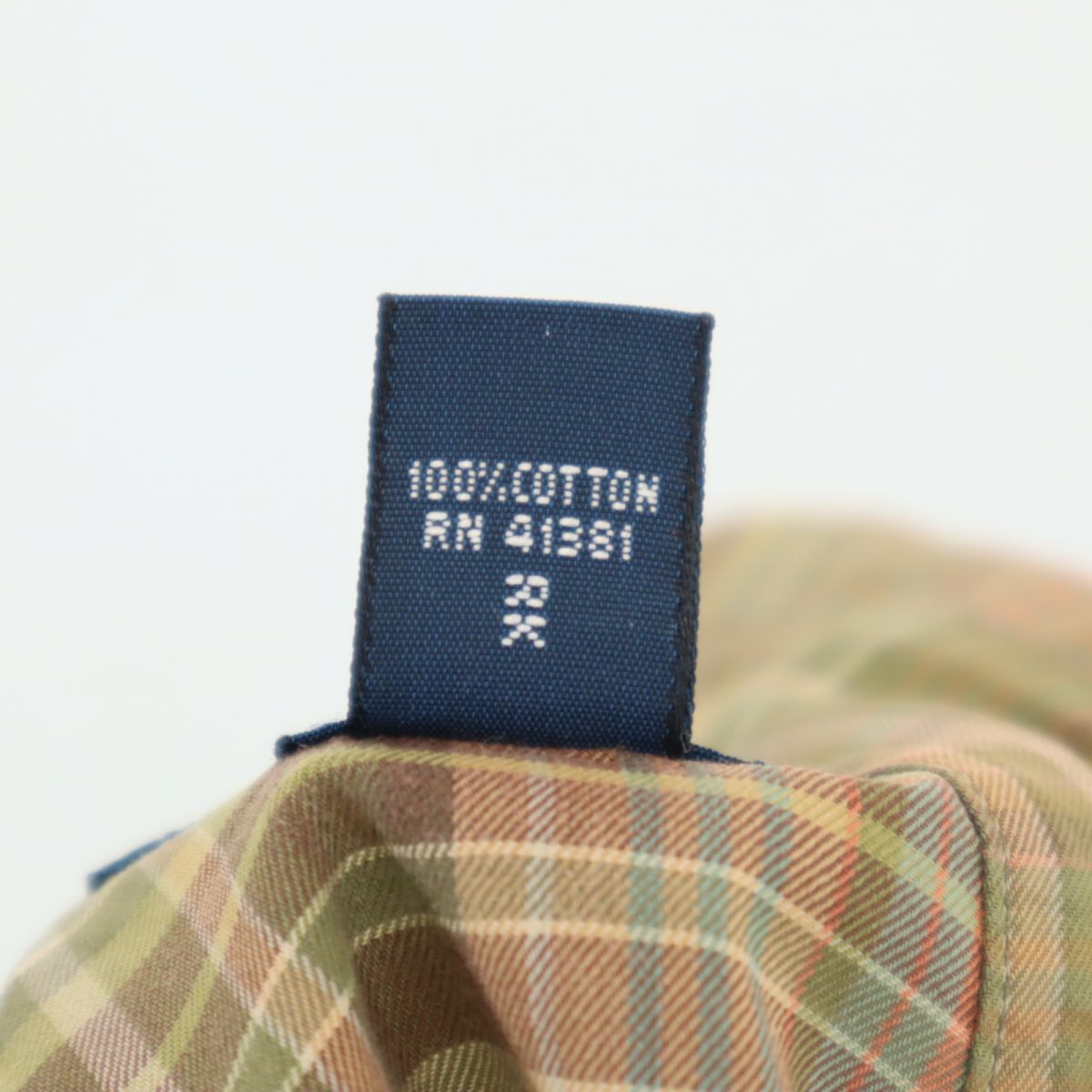 ラルフローレン チェック柄 長袖 ボタンダウンシャツ L ベージュ系 RALPH LAUREN レディース