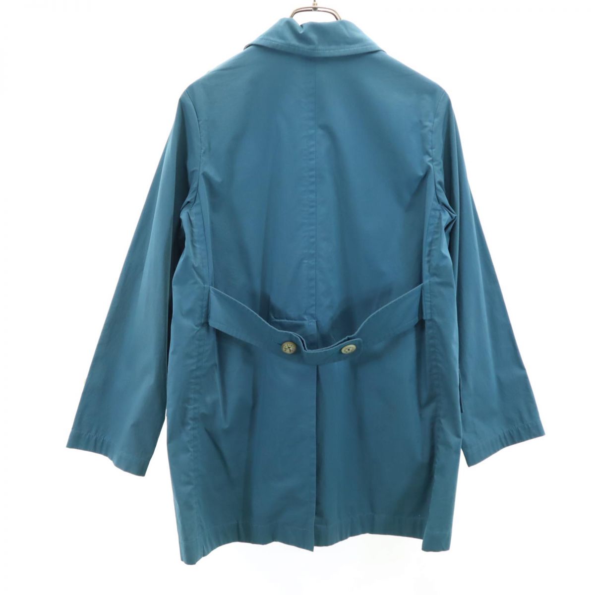Mackintosh マッキントッシュ 英国製 ステンカラーコート 34 ブルー系 レディース